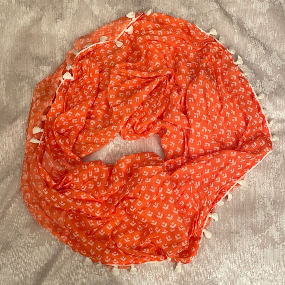 J. Crew infinity scarf with tassels